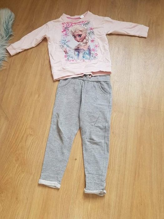 Paka zestaw ubranek dla dziewczynki 116 122 kilka 134