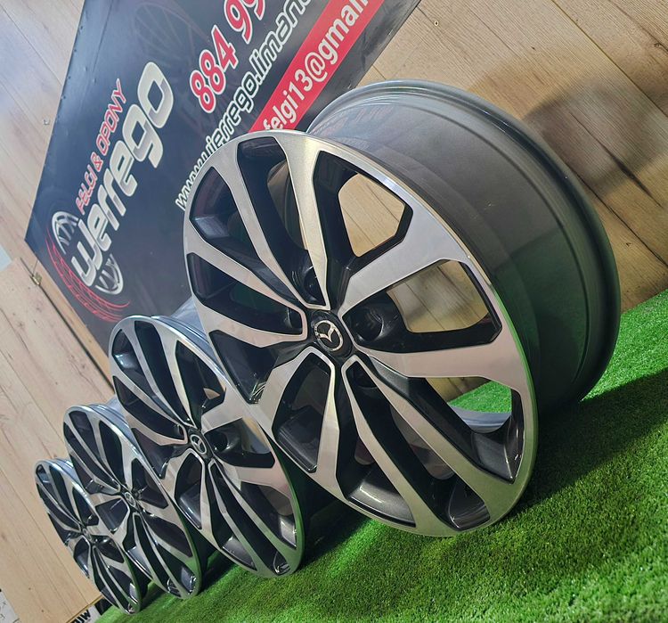NOWE ALUFELGI MAZDA 17x5x114,3 - Mazda3,Mazda5,Mazda6 Cx30,Cx3,Cx5,Cx7
