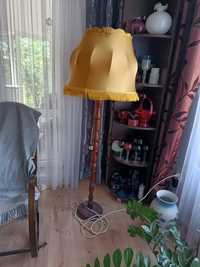 Lampa stojąca podłogowa z abażurem