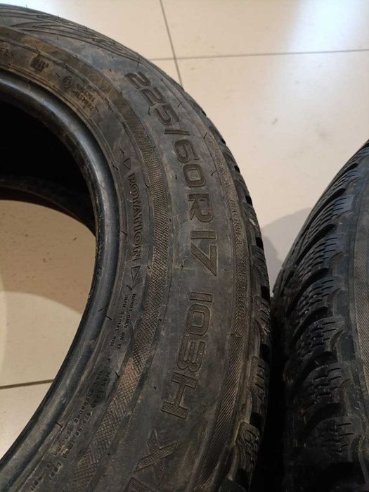 Пара шин б/у 225/60R17 103H XL Nokian WR SUV 3