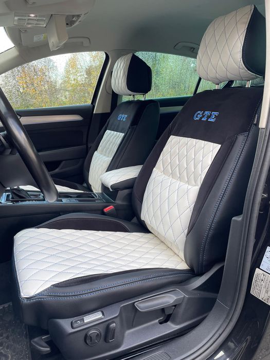 Pokrowce samochodowe premium skóra + pikowany welur Katowice