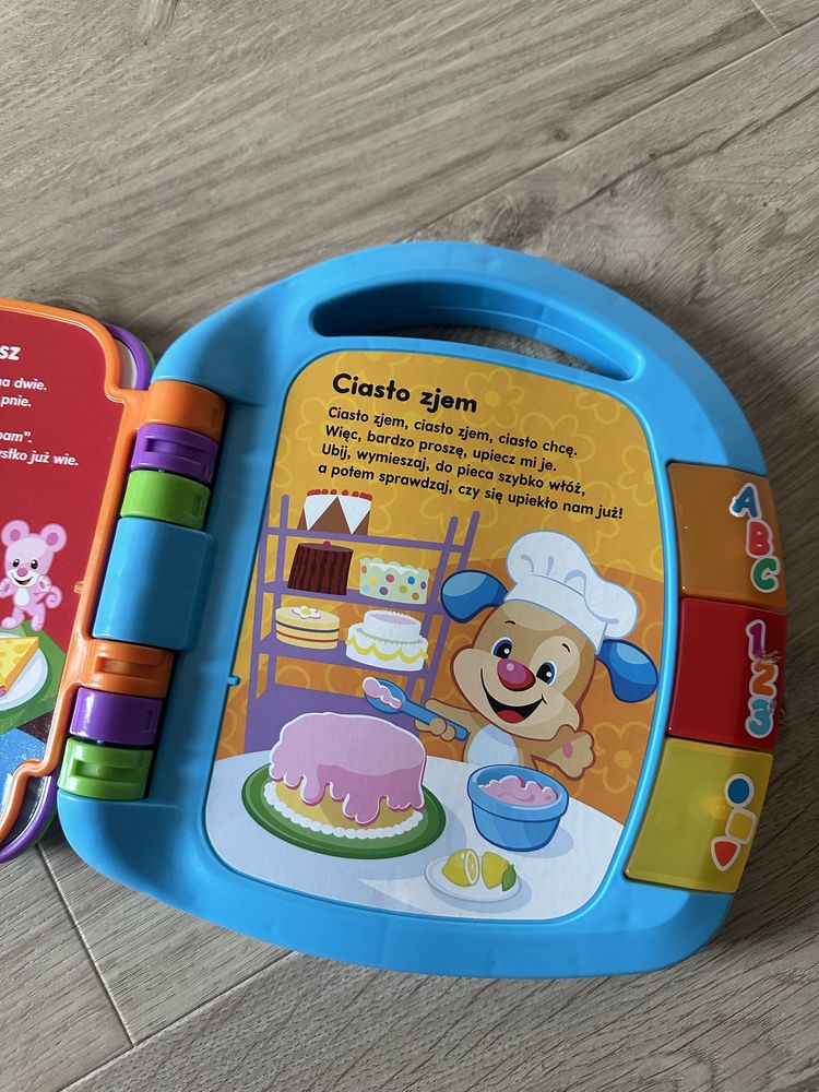 Fisher price książka z wierszykami