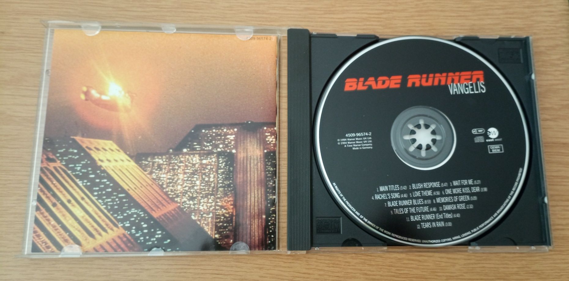 CD Banda Sonora Filme Blade Runner 1983
