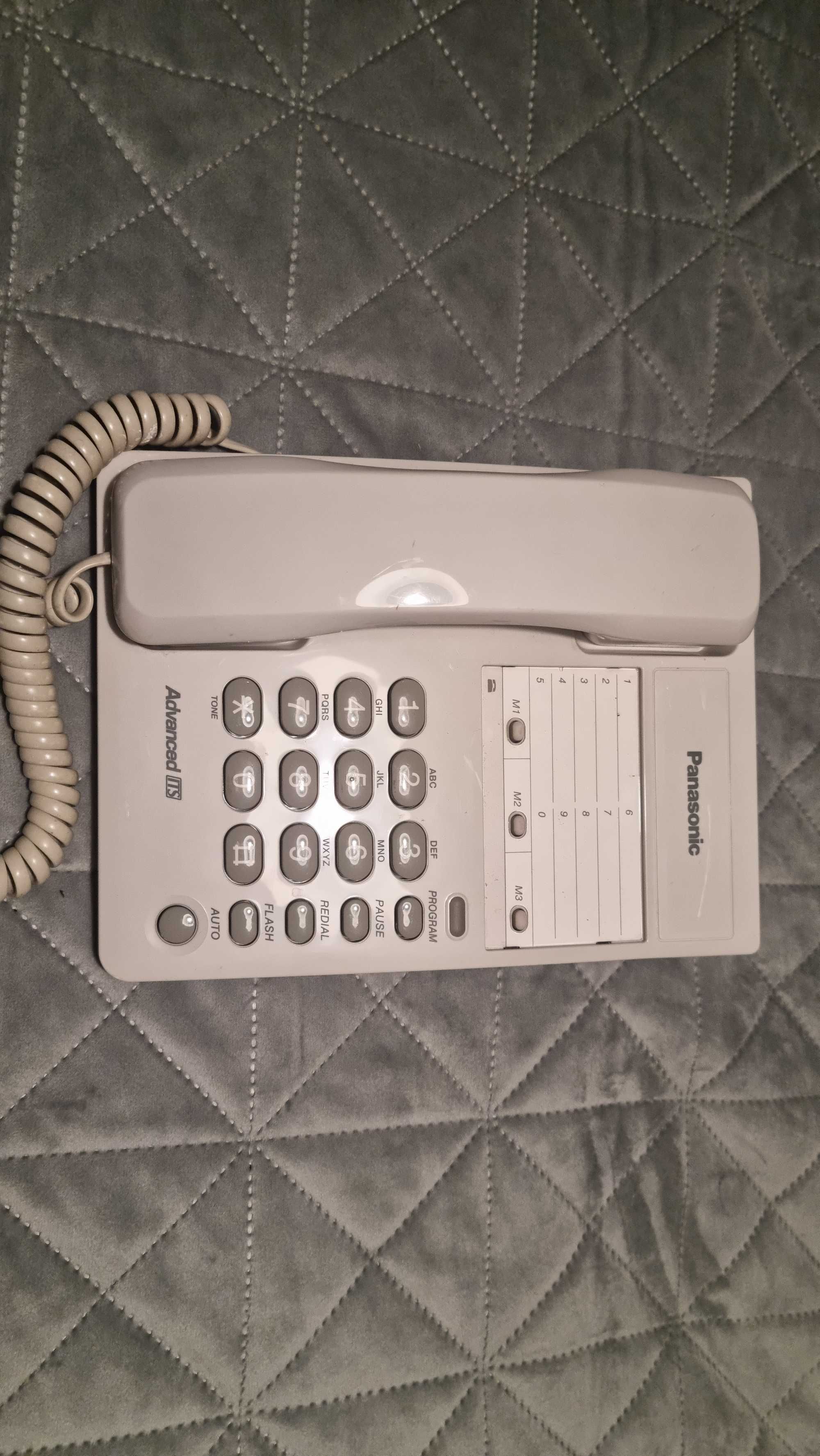 2 używane telefony stacjonarne, Panasonic + Philips