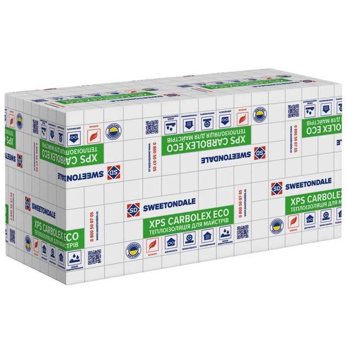 Пенополистирол  CARBOLEX ECO FAS 1180*580*40 мм. Шершавый