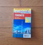 Toronto city map mapa miasta z linia metra