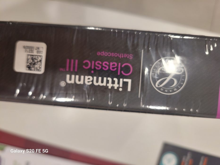 Nowy stetoskop Littmann Classic III,  Malinowy, Rainbow Edition