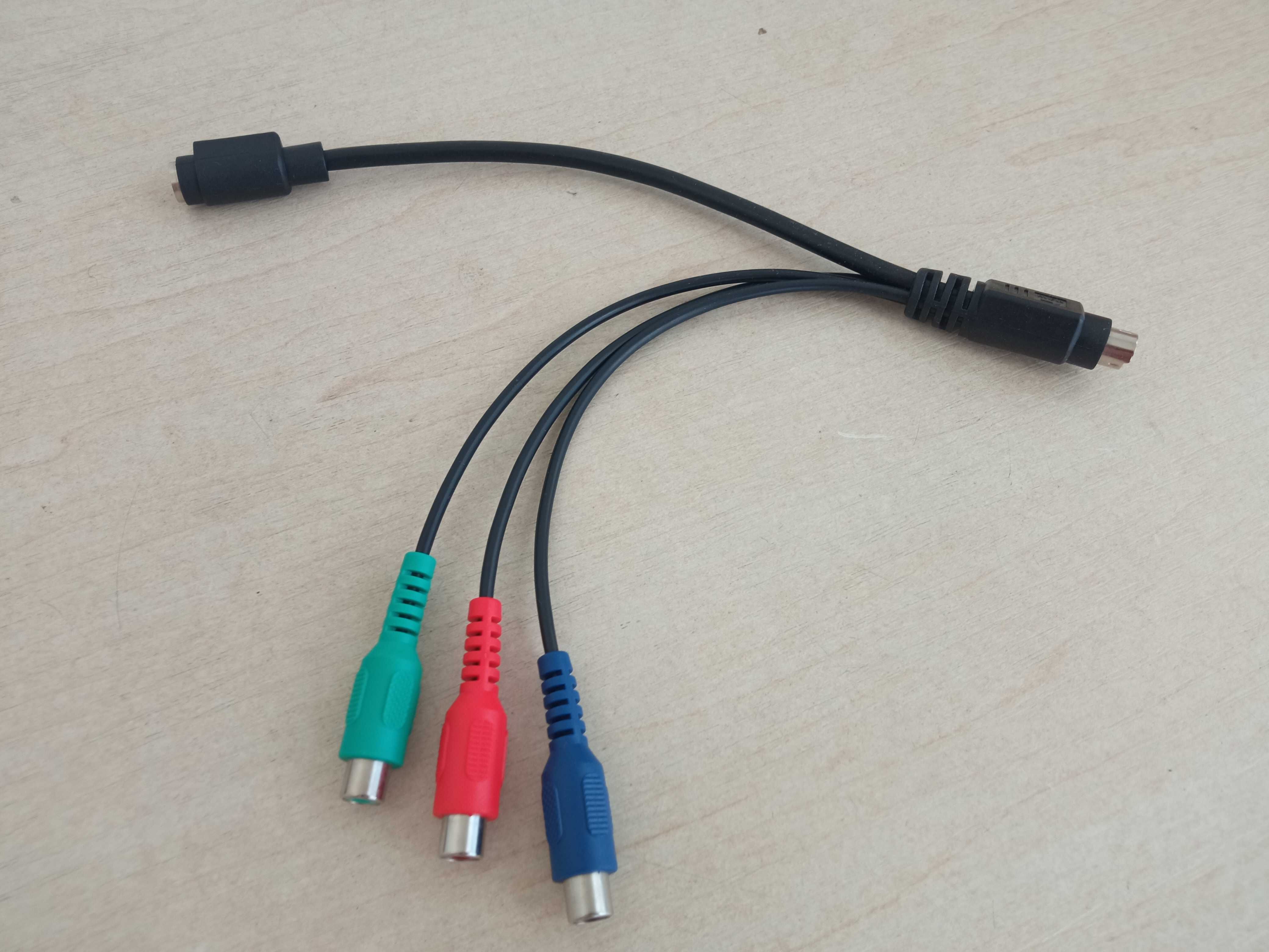 Адаптер перехідник S-video 9-pin to3RCA+S-vid out