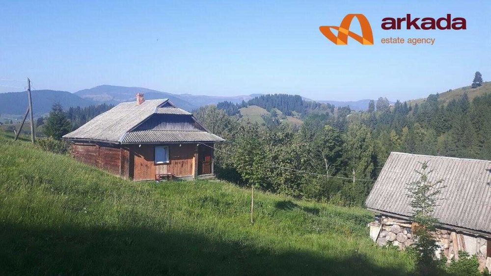 Продаю мальовничу ділянку з будиночком в горах