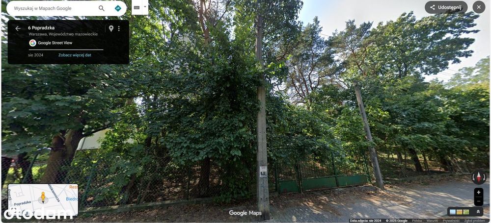 działka budowlana w Falenicy