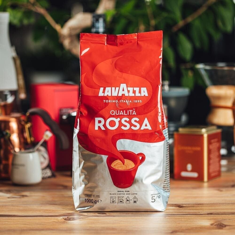 Кава Лавацца/Lavazza зерно 1кг/мелена 250г. Кофе.