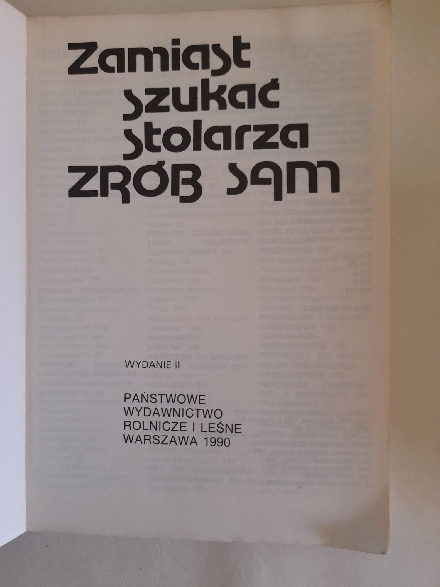 Zamiast szukać stolarza zrób sam