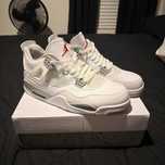 ButyDamskie Nike_Air_Jordan_4_Retro_White_Oreo R.44.5