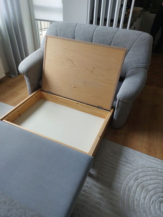 SOFA 2 osobowa szara