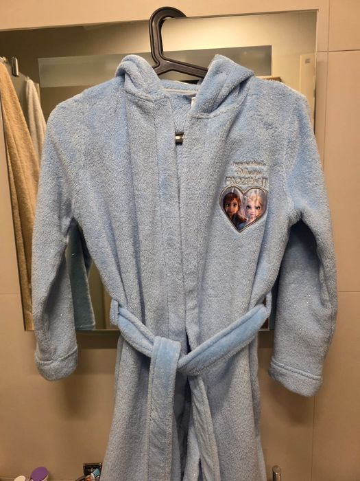 Szlafrok dziewczęcy Kraina Lodu 134/140 HM