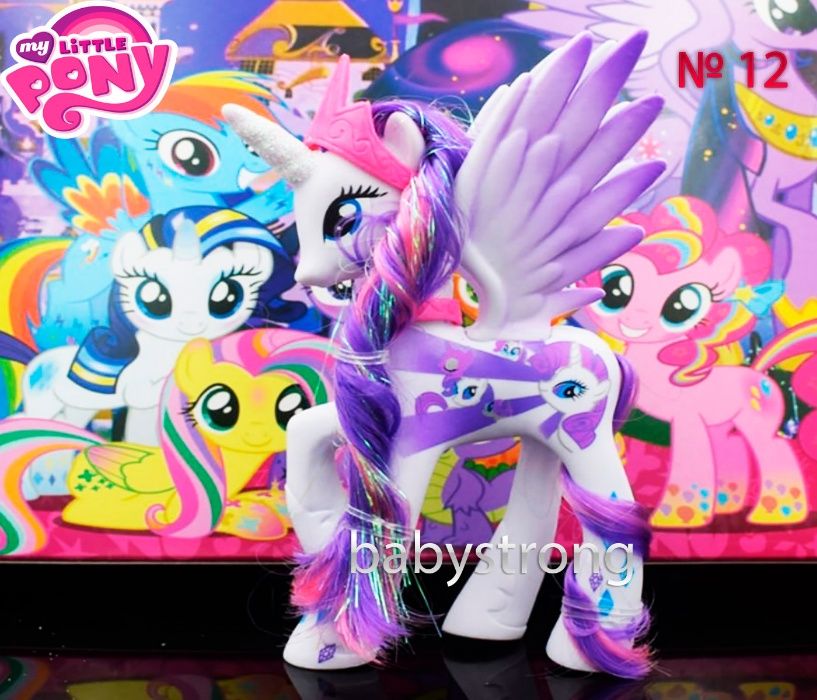 Фигурки Май Литл Пони 15 Видов 14 СМ My Little Pony Селестия, Искорка