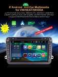 Auto-Rádio VW SEAT SKODA 2 din android 14 64GB dvd OctaCore