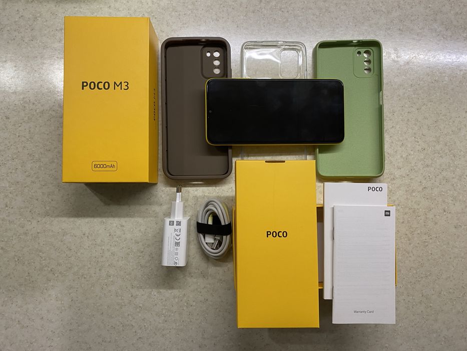 Телефон Poco M3 4/64Gb