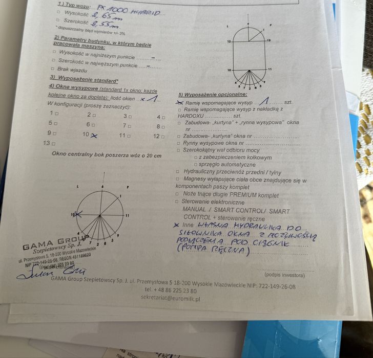Paszowoz euromilk 10m3
