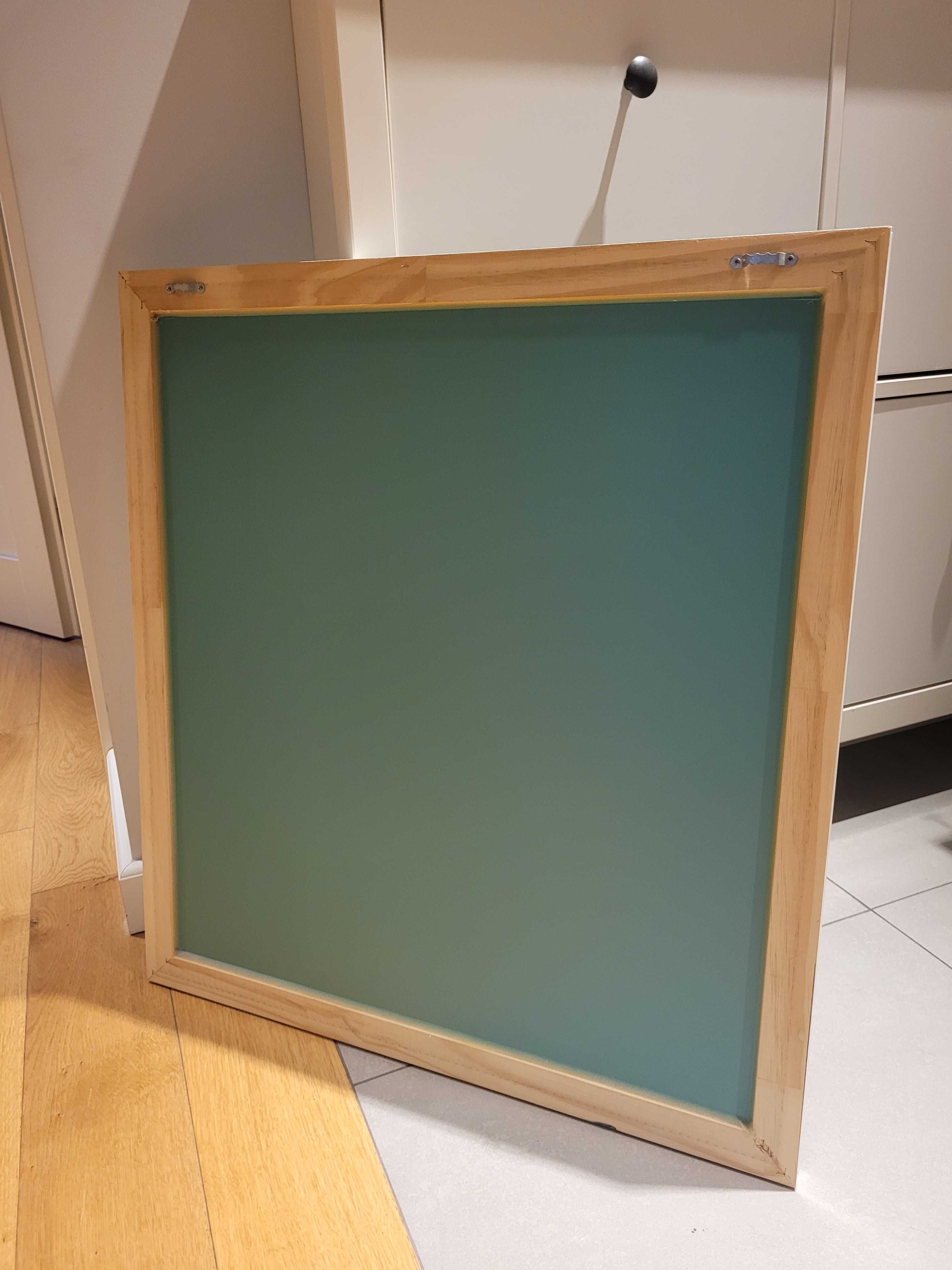 Lustro z białą ramą 65x70