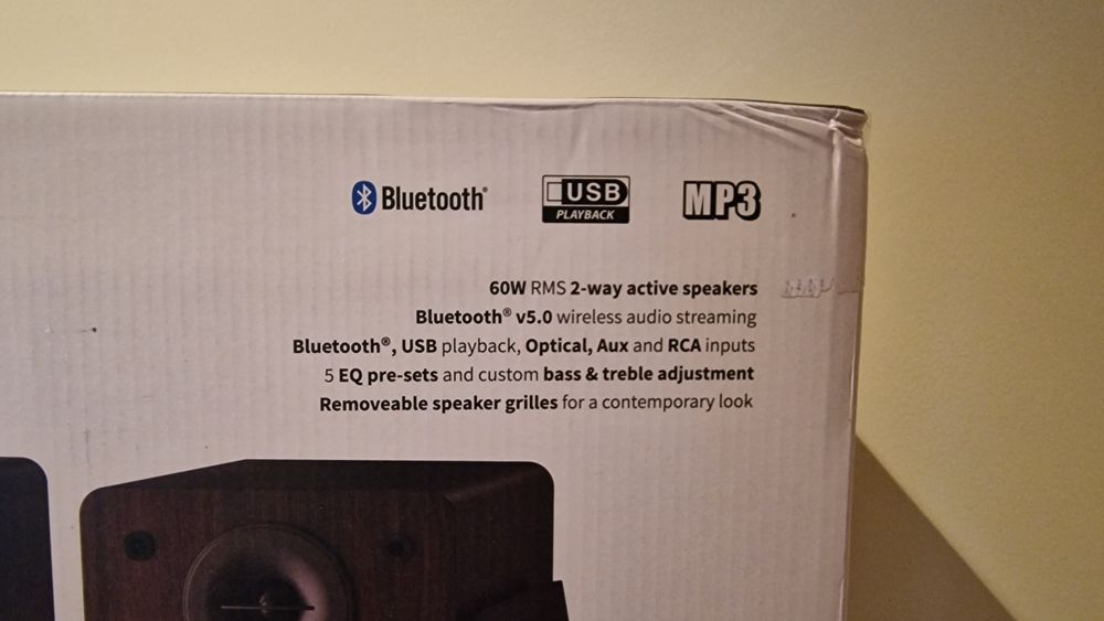 Colunas de estante SHARP - Bluetooth e comando - Novas