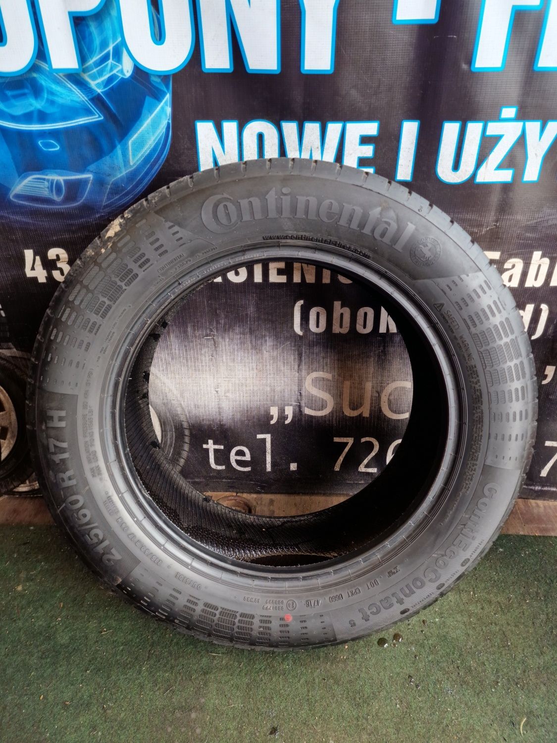 Opony letnie 215/60/17 Continental Para 7.2mm