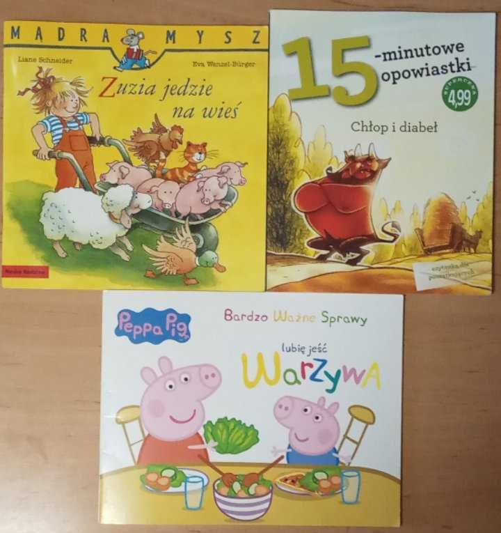 Świnka Peppa Lubię jeść warzywa i dwie inne książeczki