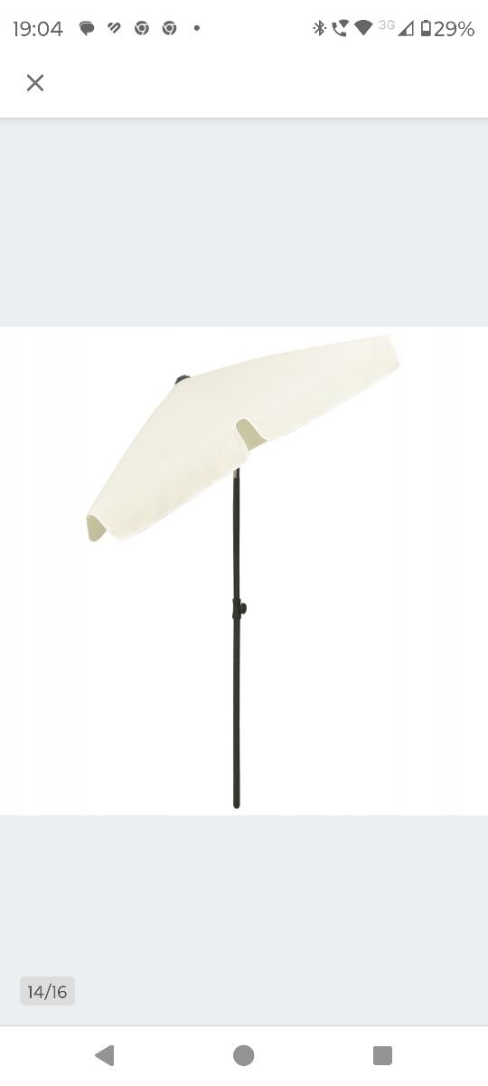 Parasol plażowy 180x120
