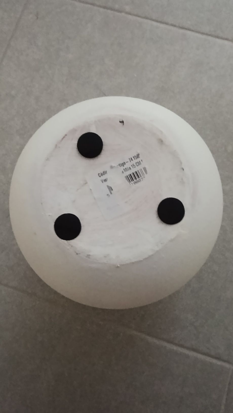 Vaso branco para plantas