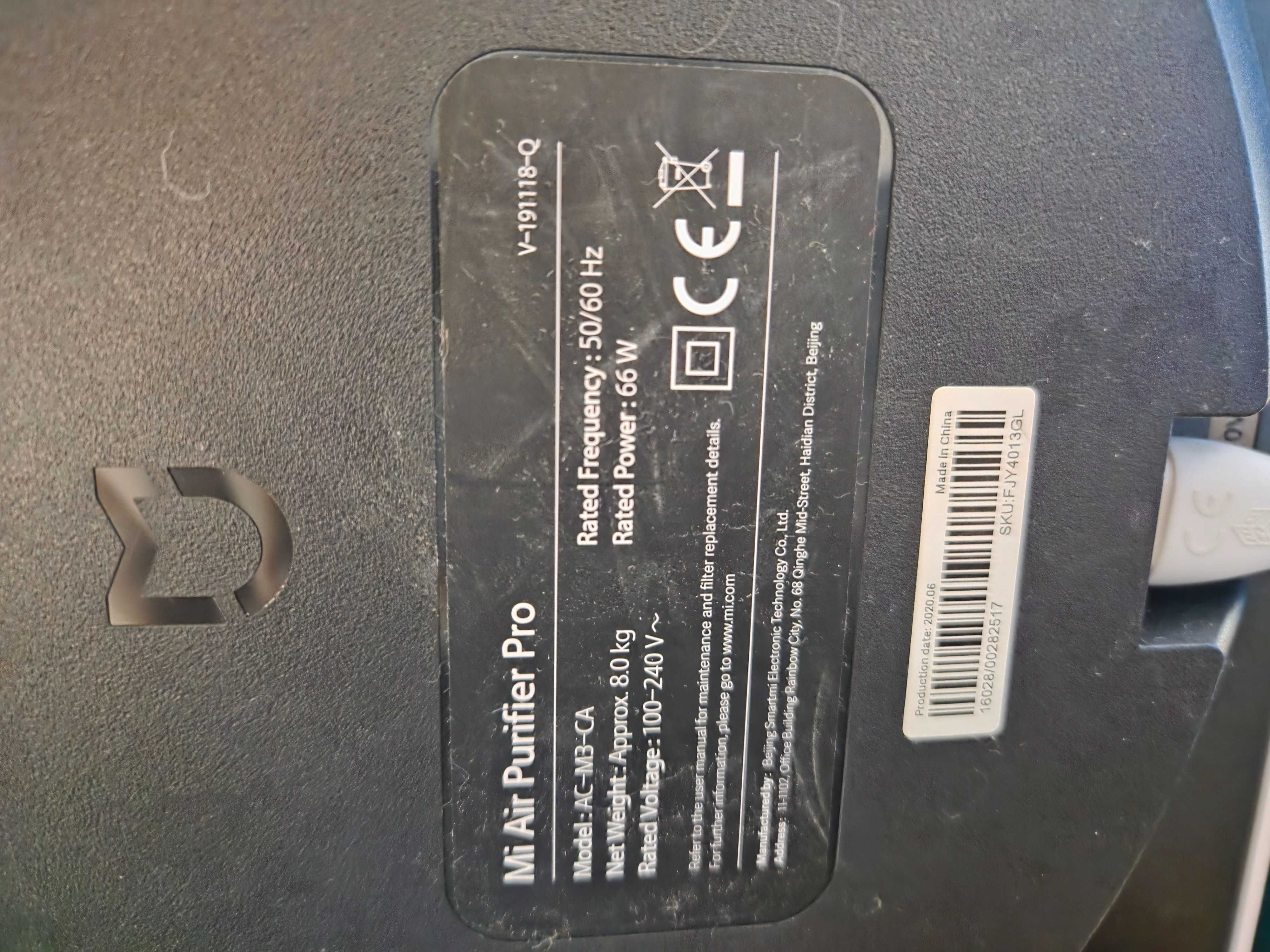 Oczyszczacz powietrza - Xiaiomi Mi Air Purifierer Pro