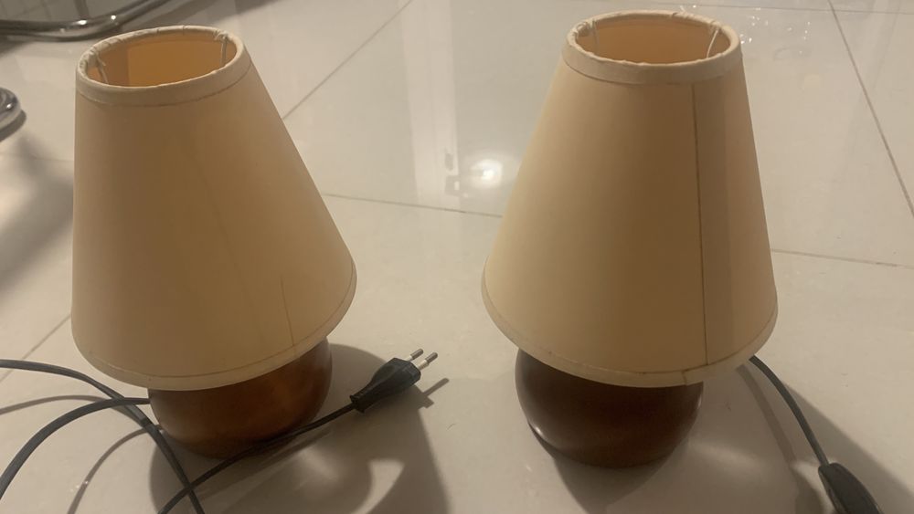 Conjunto Candeeiros de mesa de cabeceira