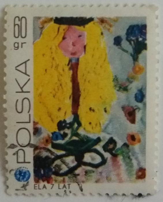 Znaczki pocztowe, Polska 1971, 25 rocznica powstania UNICEF