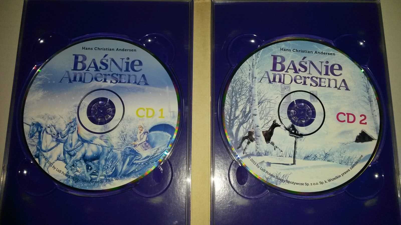 Baśnie Andersena Królowa Śniegu Dziewczynka z zapałkami  audiobook