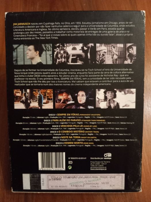 Coleção Jim Jarmush 6DVD