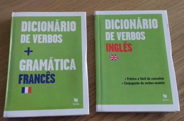 Dicionários de Verbos Francês(VENDIDO) e Inglês