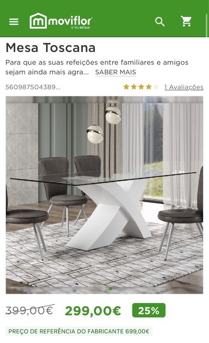 Mesa Toscana Moviflor