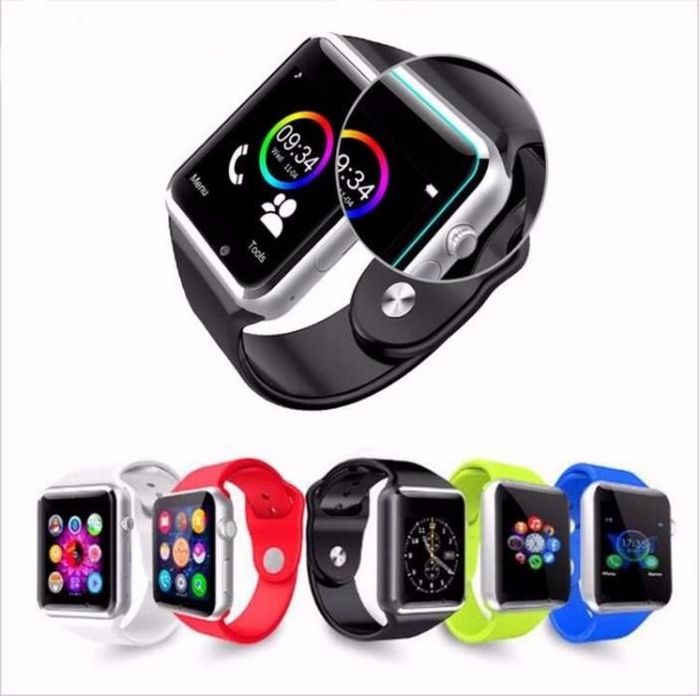 Relógio branco Smartwatch A1 com sim e bluetooth