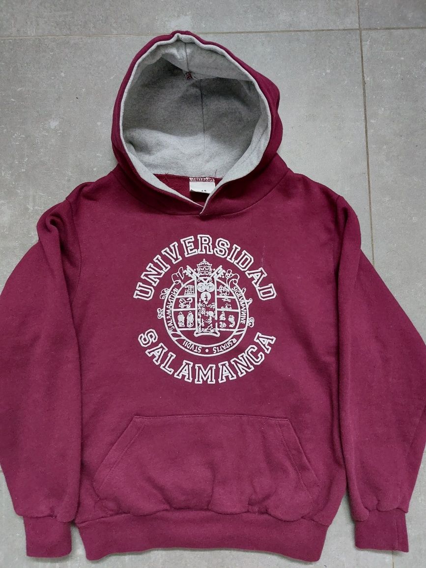 Sweat cor bordeaux, cardada, 10 anos