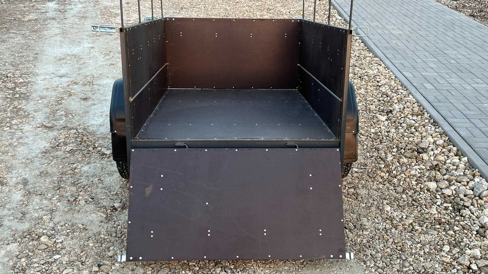 Продам прицепчіп до легкового авто 1,7 х 1,2м борт 60см  фанера