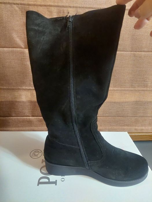 Чоботи жіночі зимові замшеві 39 розміру