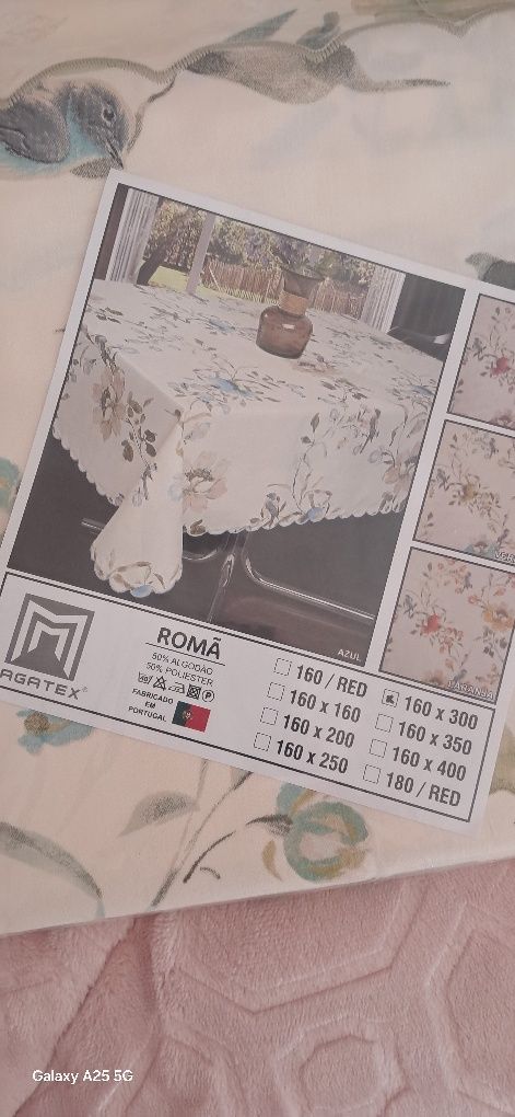 Toalha de mesa nova 160x300