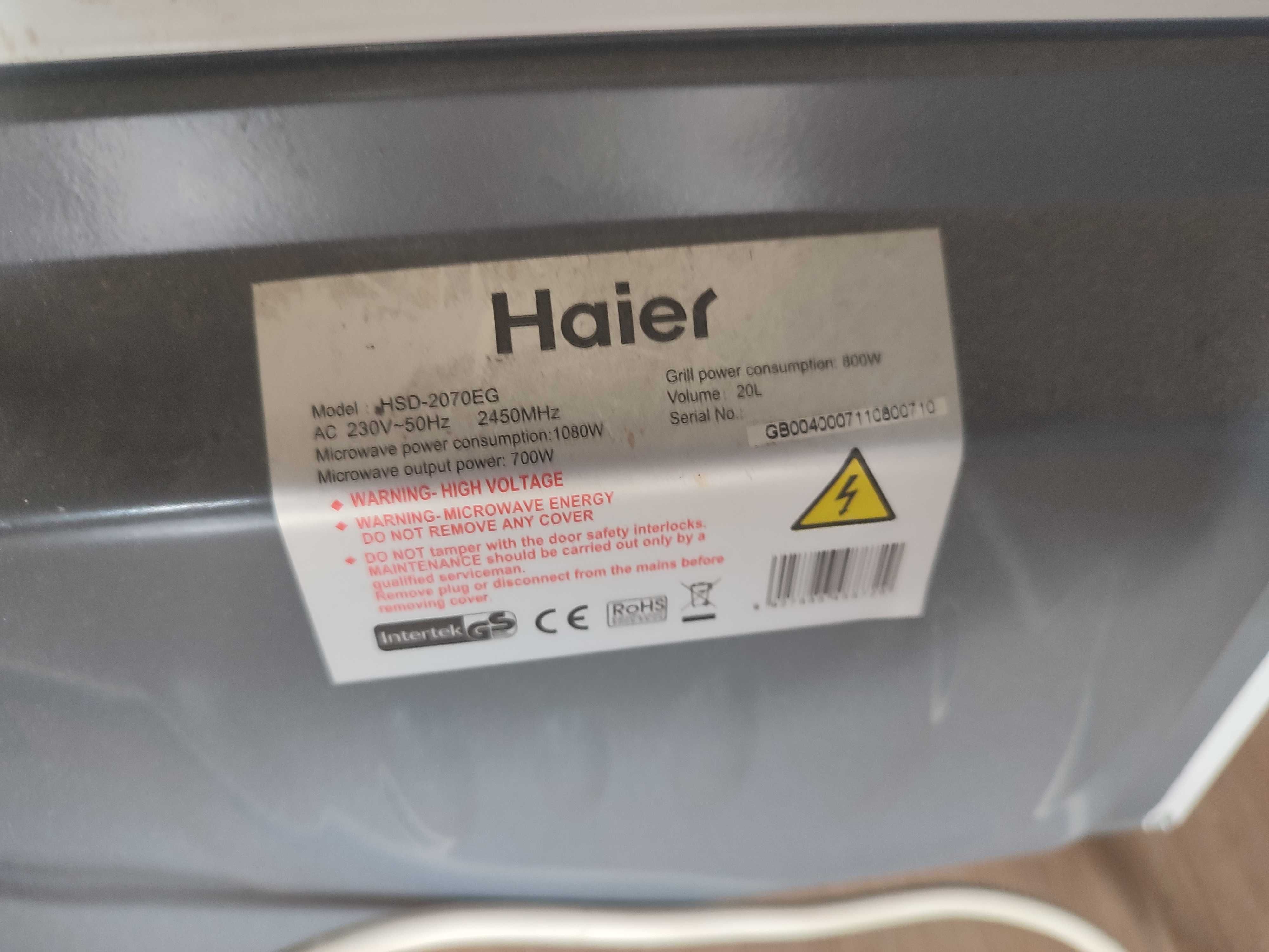 Kuchenka mikrofalowa mikrofala Haier