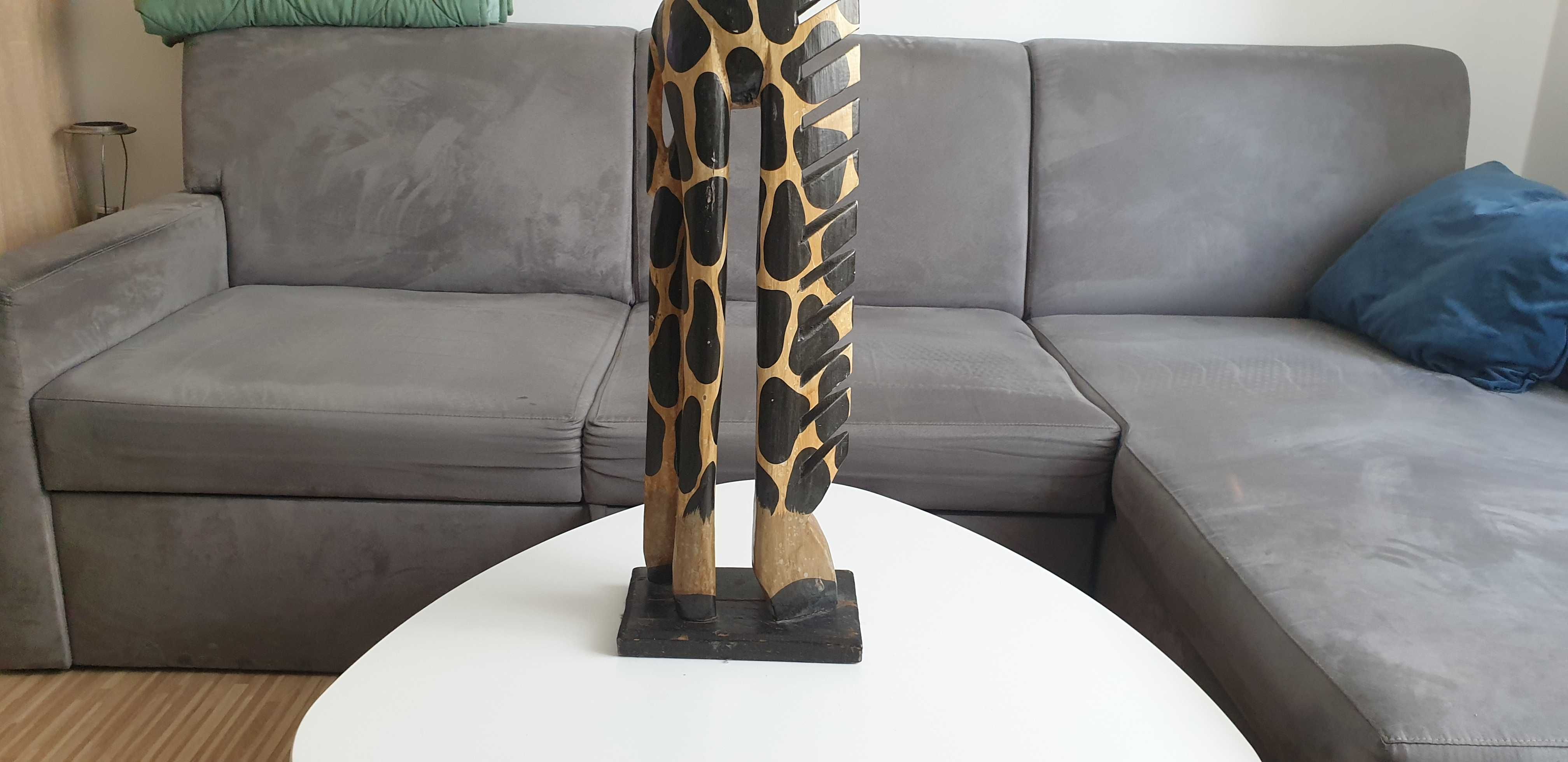 Starocie z Gdyni - Drewno - żyrafa wysokość 1m