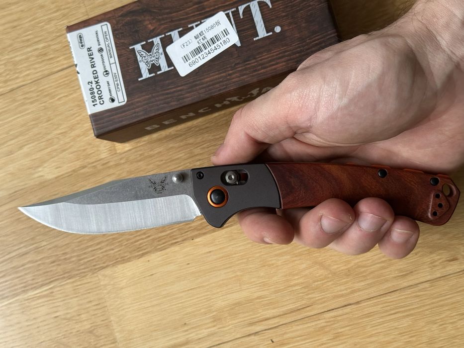 Складной нож Benchmade Crooked River 15080-2 Dymondwood, карманный нож