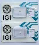 Diament (Naturalny) BRYLANT okrągły IGI 0,09 ct VS2