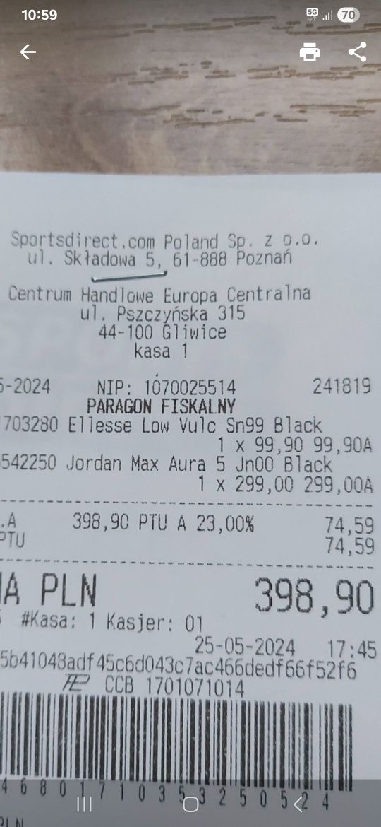 Buty nike Jordan rozmiar 38