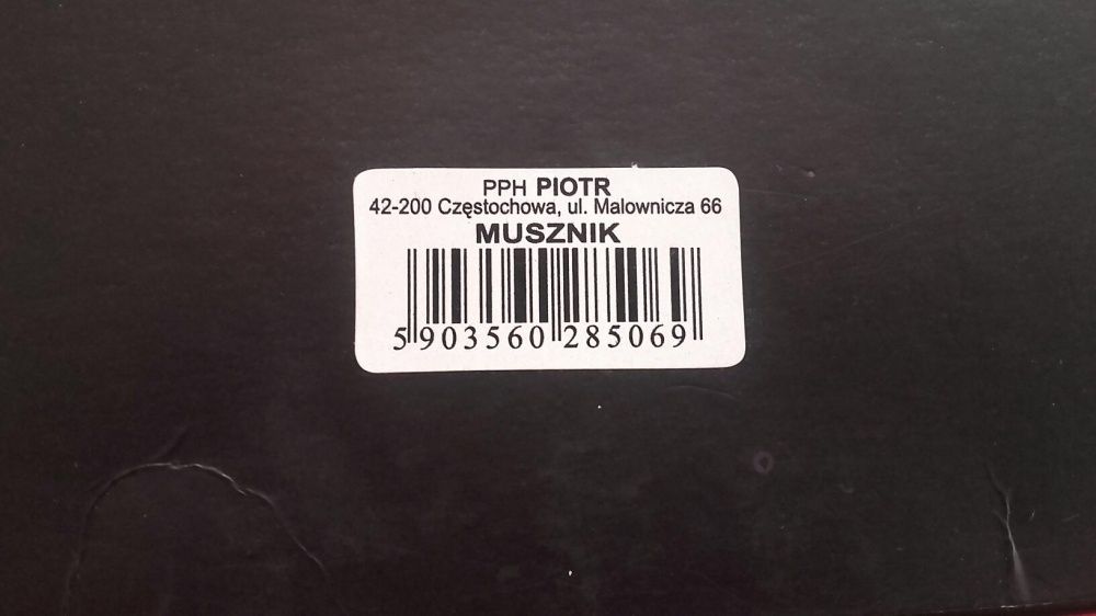 Musznik firmy Gabriel ecru Nowy nieużywany Krawat ślub wesele