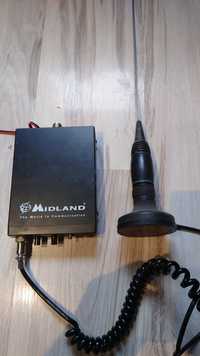 Radio cb midland Alan 199 plus antena president