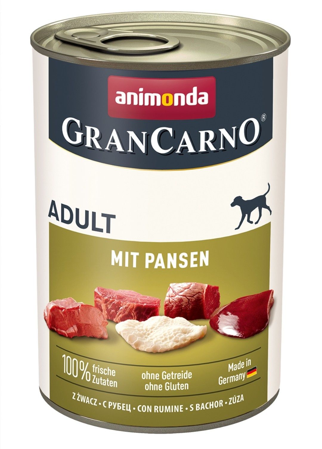 GranCarno z żwaczem adult 6x400g