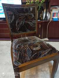 4 krzesła z lat 60-70 po renowacji